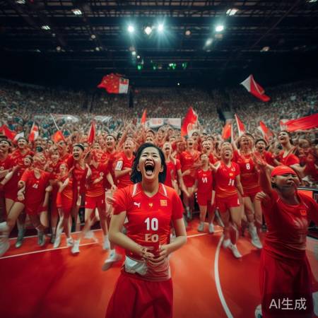 女排夺冠，为国争光！