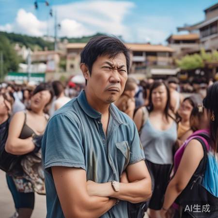 景区男子搭讪被拒辱骂被拘