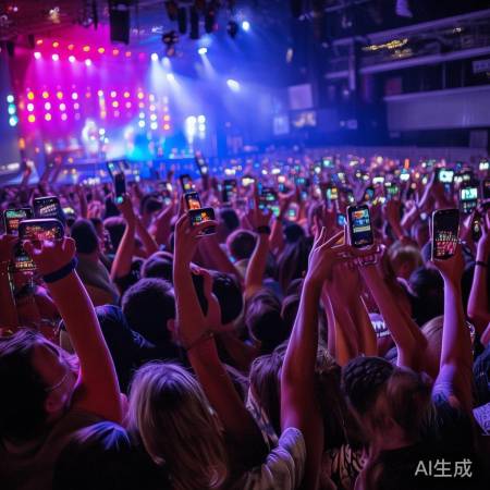 演唱会：手机成歌词助手